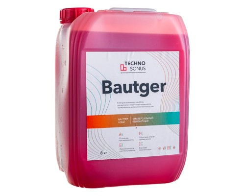Клей ТехноСонус Баутгер (Bautger) канистра 10 л 8 кг