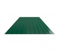 Профнастил лист С-8 цвет зеленый 1200x2000x0,35мм