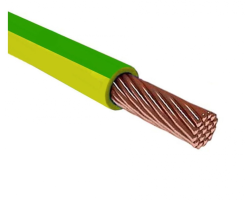 ПВ3 жёлто-зелёный провод установочный ПуГВ 1х6,0 З-Ж